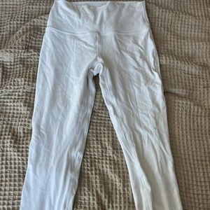 White lululemon align leggings